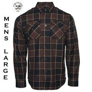 DIXXON FLANNEL - DRIFTER Flannel Shirt- 10 YR - Men's L